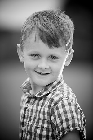Child portrait in park