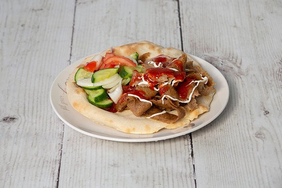 Karachi Karahi_Doner Kebab with nan